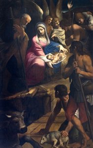 Adoration of the Shepherds by Lodovico Carracci