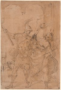 Alexander and Thaïs Setting Fire to Persepolis