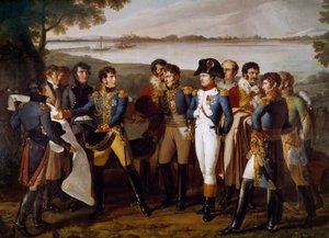 Napoleon I Ordered to Lay a Bridge Over the Danube at Ebersdorf by Lodovico Venuti
