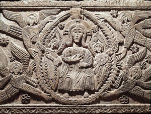 Christ in Glory, Low Relief from the Altar of Duke Rachis by Lombard School