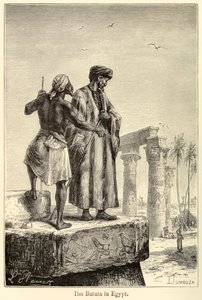 Ibn Battuta in Egypt by Léon (after) Benett