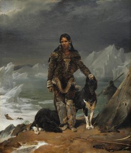 A Woman from the Land of Eskimos by Léon Cogniet