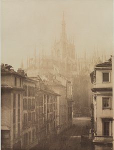 Cathedral from Corso Francesco, Milan by Léon Gérard