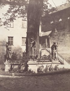 Nuremburg, Interior of the Courtyard of the Imperial Castle by Léon Gérard