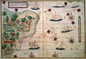 Hydrographic map of Brazil