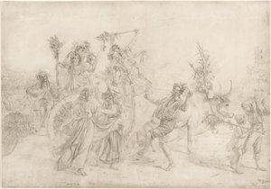 Pilgrims Returning from the Feast Day of the Madonna dell