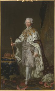 Portrait of King Gustav III of Sweden by Lorens the Younger Pasch