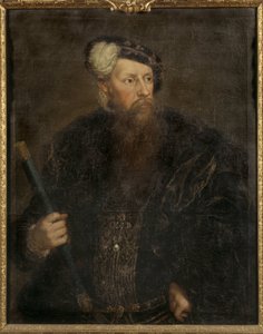 Portrait of King Gustav I of Sweden (1496-1560) by Lorens the Younger Pasch