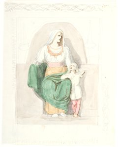 Frigga with Gersimi by Lorenz Frølich