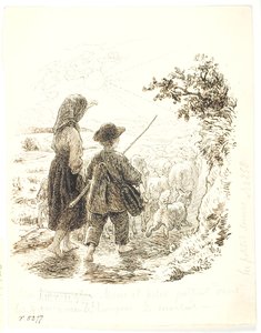 Marie and Jujules as Shepherds