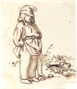 Standing Boy by Lorenz Frølich