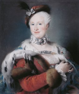 Portrait of Infanta Maria Luisa of Spain by Lorenzo Baldissera Tiepolo