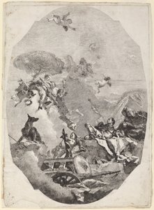 The Triumph of Mars by Lorenzo Baldissera Tiepolo after Giovanni Battista Tiepolo