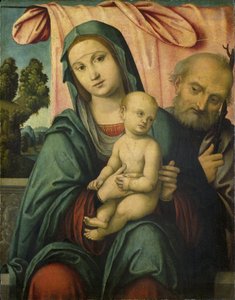 The Holy Family by Lorenzo Costa (attributed to)