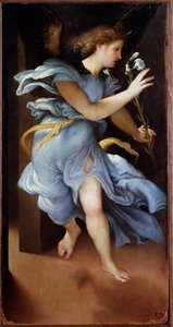 Angel of the Annunciation by Lorenzo Lotto