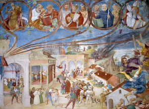 Martyrdom of Saint Barbara (detail) by Lorenzo Lotto