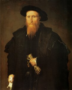 Portrait of an Old Man with Gloves