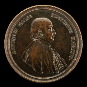 Antonio Maria Biscioni [obverse], 1725