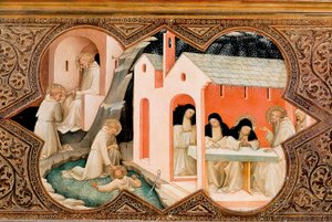 Altarpiece of the Coronation of the Virgin by Lorenzo Monaco