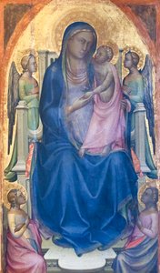 Virgin with Child Enthroned with Four Angels by Lorenzo Monaco