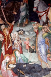 The Crucifixion (detail) by Lorenzo Salimbeni