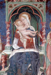 Virgin with Jesus with St John the Baptist and St Sebastian (detail)
