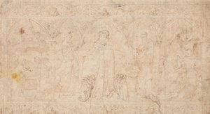 Design for an Antependium: The Madonna della Misericordia with Saints John the Baptist