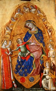 Mystic Marriage of St. Catherine of Alexandria by Lorenzo Veneziano