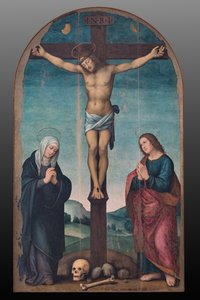 Crucifixion by Lorenzo di Credi