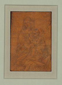 Sitting Child, Naked, Turned Towards the Left by Lorenzo di Credi