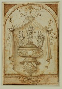 Study for a Funeral Monument by Lorenzo di Credi