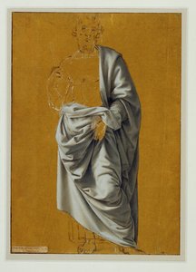 Study of Drapery for the Figure of Saint Bartholomew by Lorenzo di Credi