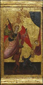 Saint Lawrence Intercedes for the Soul of Emperor Henry II. Scenes from the Life of Saint Lawrence (predella)