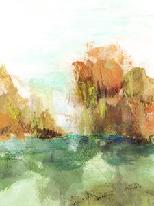 Earthy Mountain Reflection