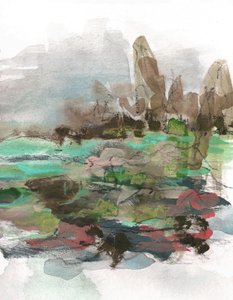 Serene Mountain Reflections by Lori Ann Folz