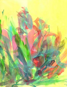 Vibrant Abstract Garden
