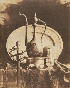 Still Life with Vase and Sword by Louis-Rémy Robert