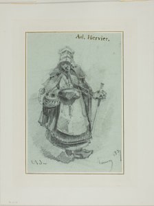 Peasant Woman by Louis Adolphe Hervier