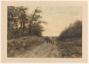 Landscape with Figures on a Country Road