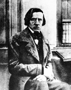 Frédéric Chopin, Polish pianist and composer, 1849 by Louis Auguste Bisson