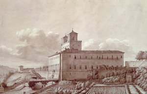 Villa Medici on Pincian Hill in Rome, by Louis-Auguste Boileau, Italy