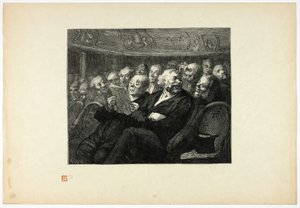 Orchestra Chairs, from Unique Edition of Thirty-Six Woodcuts by Louis Auguste Lepère