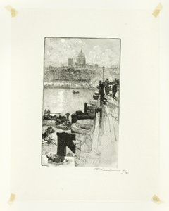 The Montagne Sainte-Geneviève, rue de l