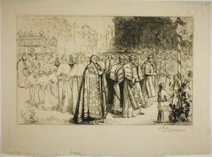 Re-entry of the Procession into Nantes Cathedral