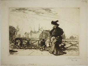 The Île de la Cité viewed from the Pont des Arts