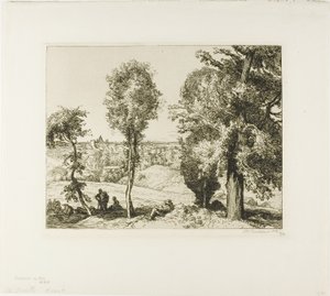 To Gentilly by Louis Auguste Lepère