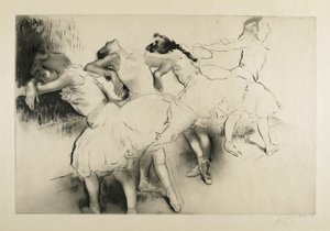 Four Dancers at the Bar