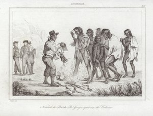 Naturelles du Port du Roi Georges by Louis Auguste de Sainson