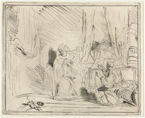 David and Nathan by Louis Bernard Coclers