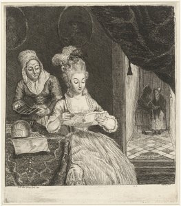 Young Woman Reading a Letter